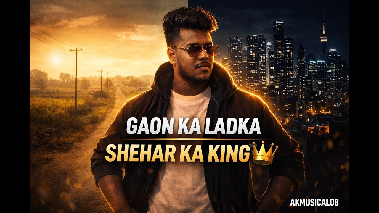 Gaon Ka Ladka, Shehar Ka King 👑 | Hindi Rap | Desi Hustle Anthem | AKMUSICAL08