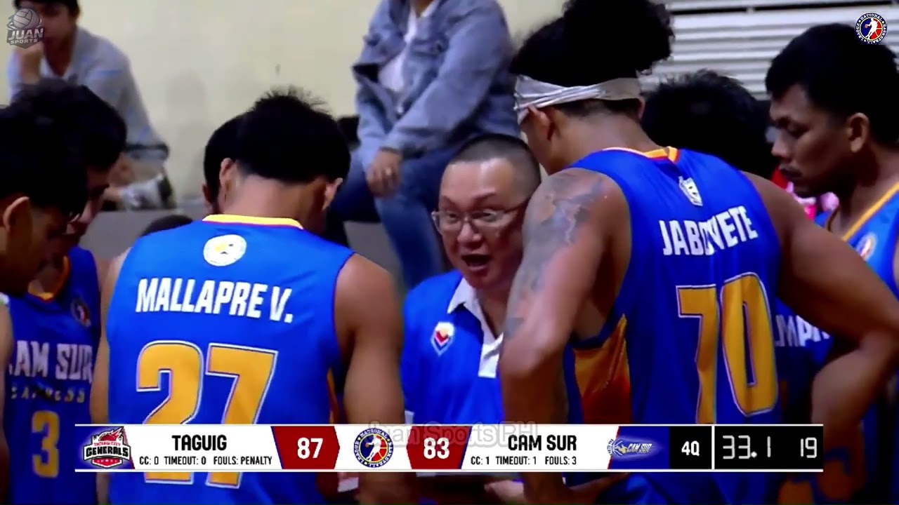 SEMIFIMALS Last 2 minutes - Taguig Generals vs Cam Sur | NBL President's Cup Season 2025