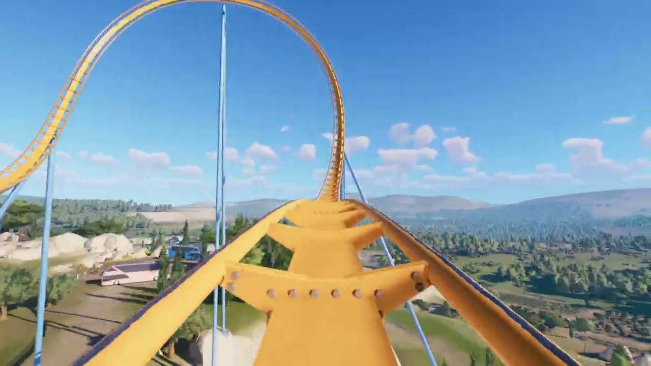 Planet Coaster 2 POV - Gigaboi - Giovanola Giga Coaster with an Inversion!
