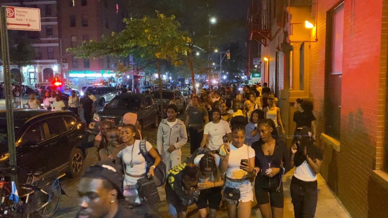 NYPD Level 3 Crowd Control during July 4th Celebrations in East Harlem  - NYC