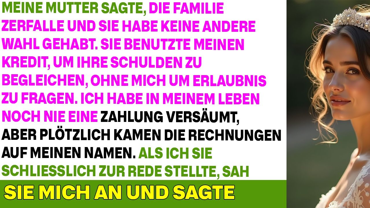 Meine Mutter nutzte meinen Kredit, um die Familie zu retten – und verlangte dann Dankbarkeit