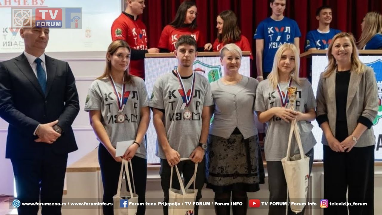 Prijepoljski đaci osvojili treće mesto na republičkom kviz takmičenju „KULturizam“