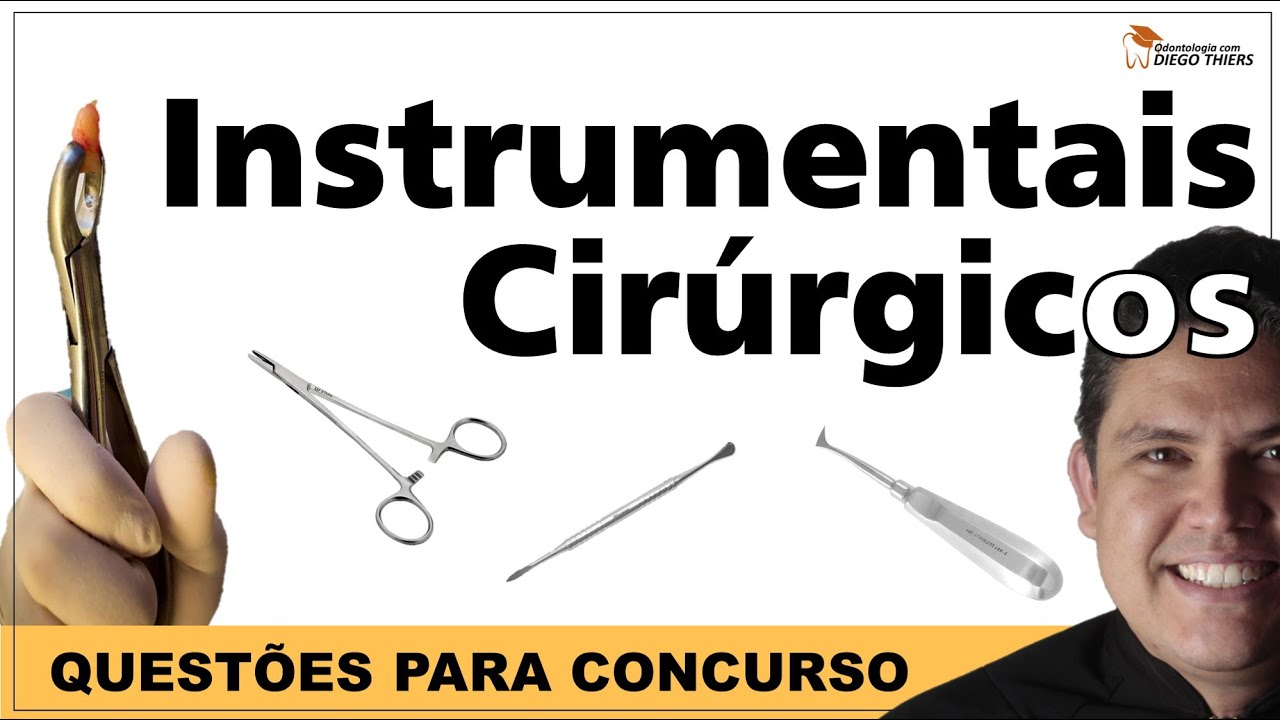 QUESTÕES DE INSTRUMENTAIS CIRÚRGICOS PARA CONCURSO DE CIRURGIÃO DENTISTA, ASB E TSB PARA 2022
