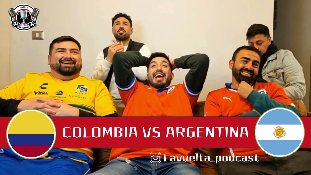 REACCION DE CHILENOS - FINAL COPA AMERICA COLOMBIA VS ARGENTINA
