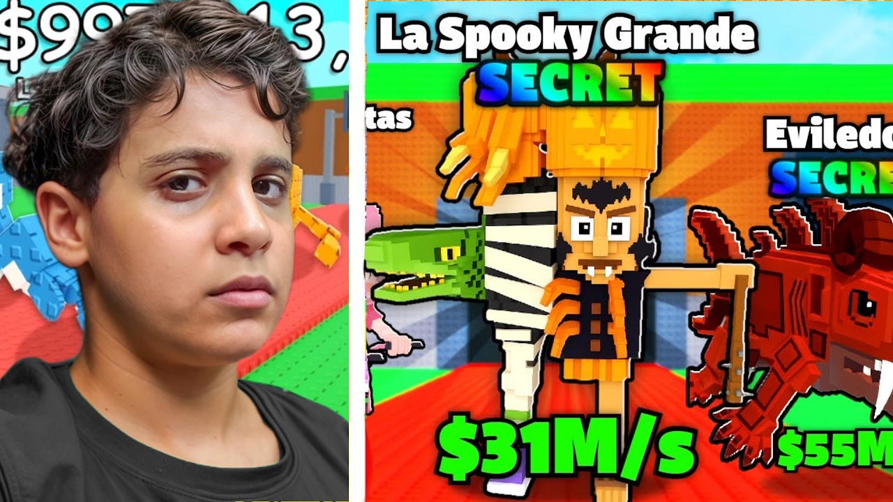 تحديث الهالوين في روبلوكس وجبت لاقراندي يعطي 230 مليون💀🔥 (طلعلي اندر كف وحيوان نادر | steal brainrot