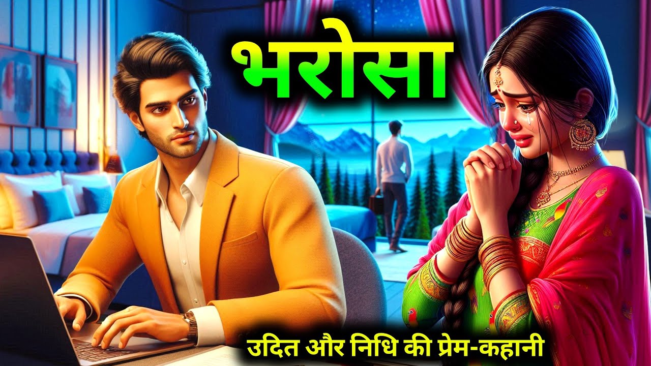 भरोसा। उदित और निधि की प्रेमकहानी Emotional story | hindi stories #kahaniyan #hindistories #stories