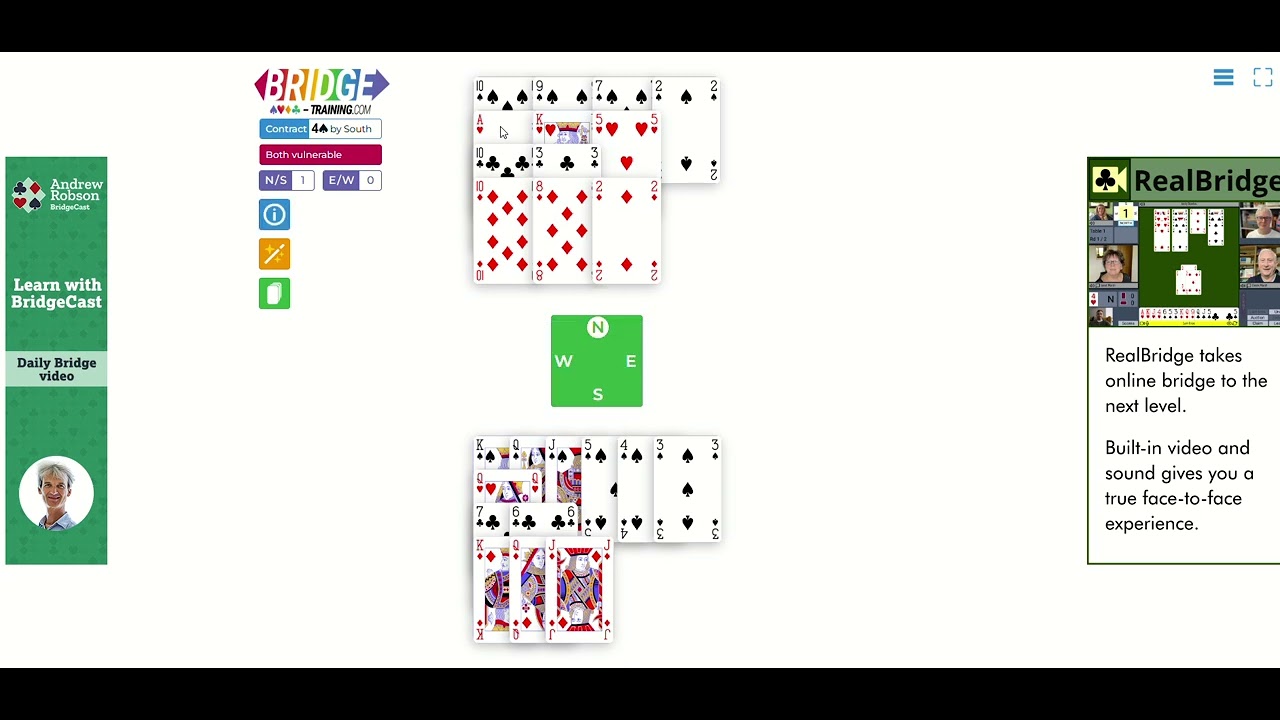 Lesson 14 homework : bridge-training.com hand 2 - solution