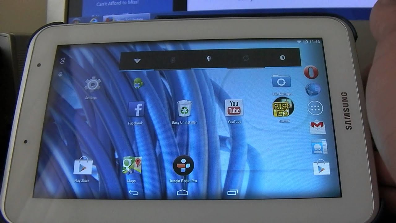 Samsung Galaxy Tab 2 P3110 runing Android 4.4 KitKat