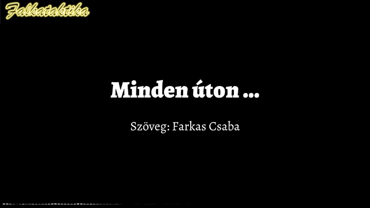 Minden úton - Falkataktika - Ember AI formáció