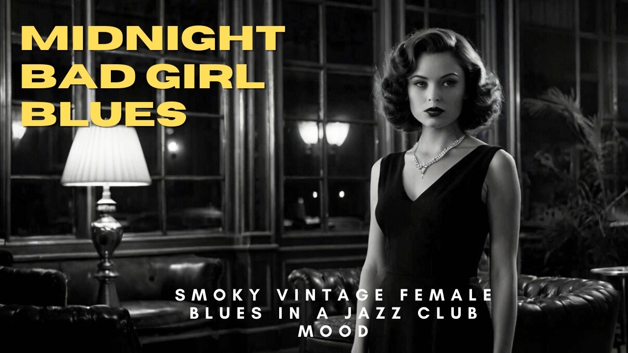 Dark Velvet Blues 🎷 Smoky Vintage Female Blues in a Jazz Club Mood