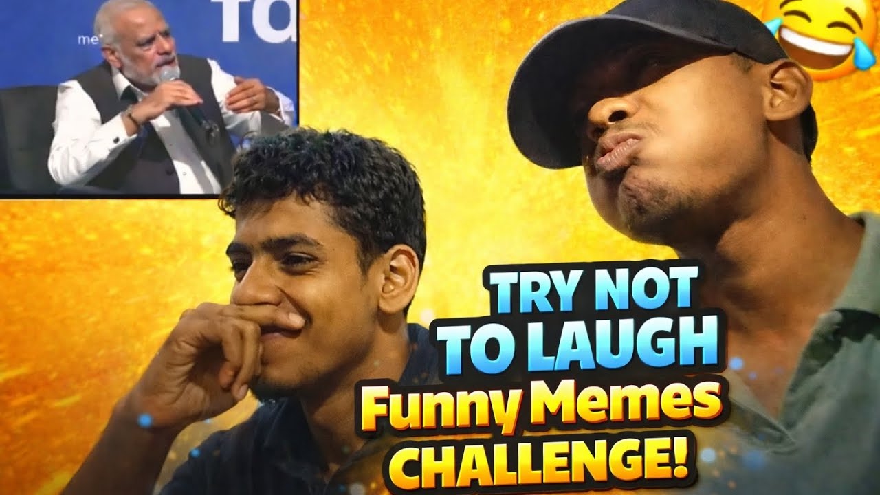 Try not to laugh challenge with @yashpbon 😂😂#challenge #trynottolaugh #memes 