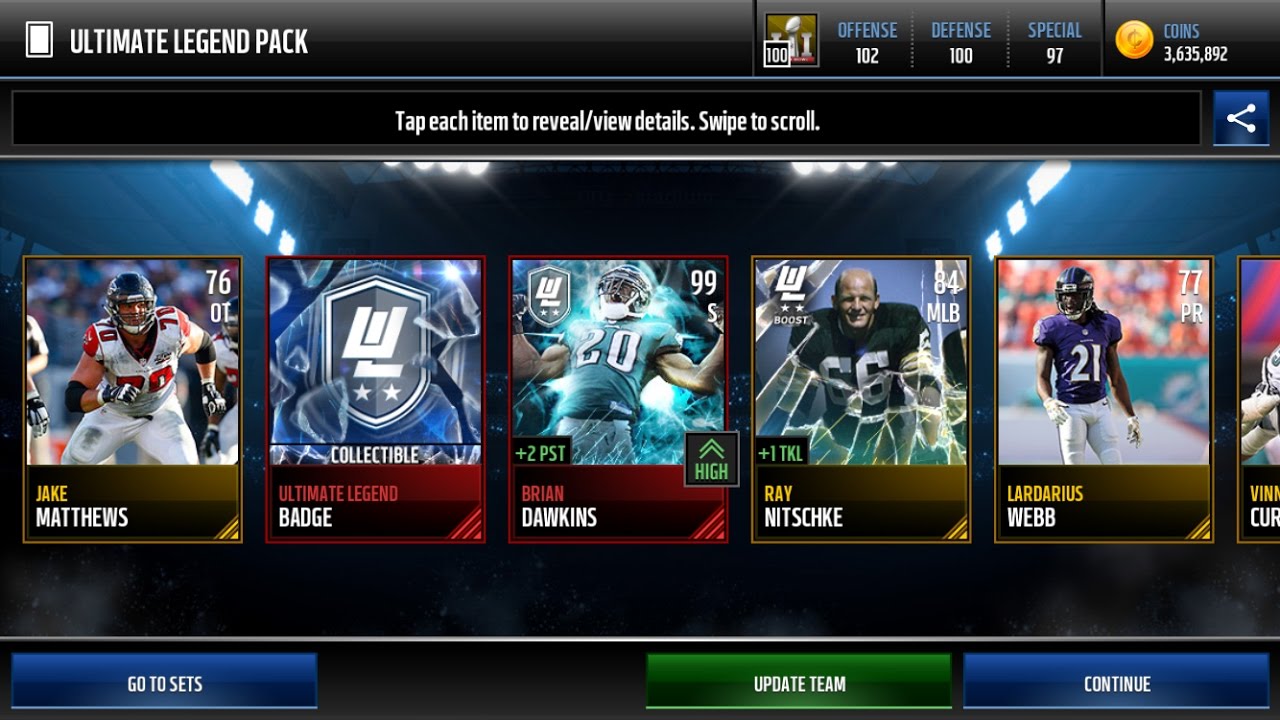 99 BOSS LEGEND DAWKINS PULL! 50 MILLION COINS! LIVE ON CAMERA! MADDEN MOBILE