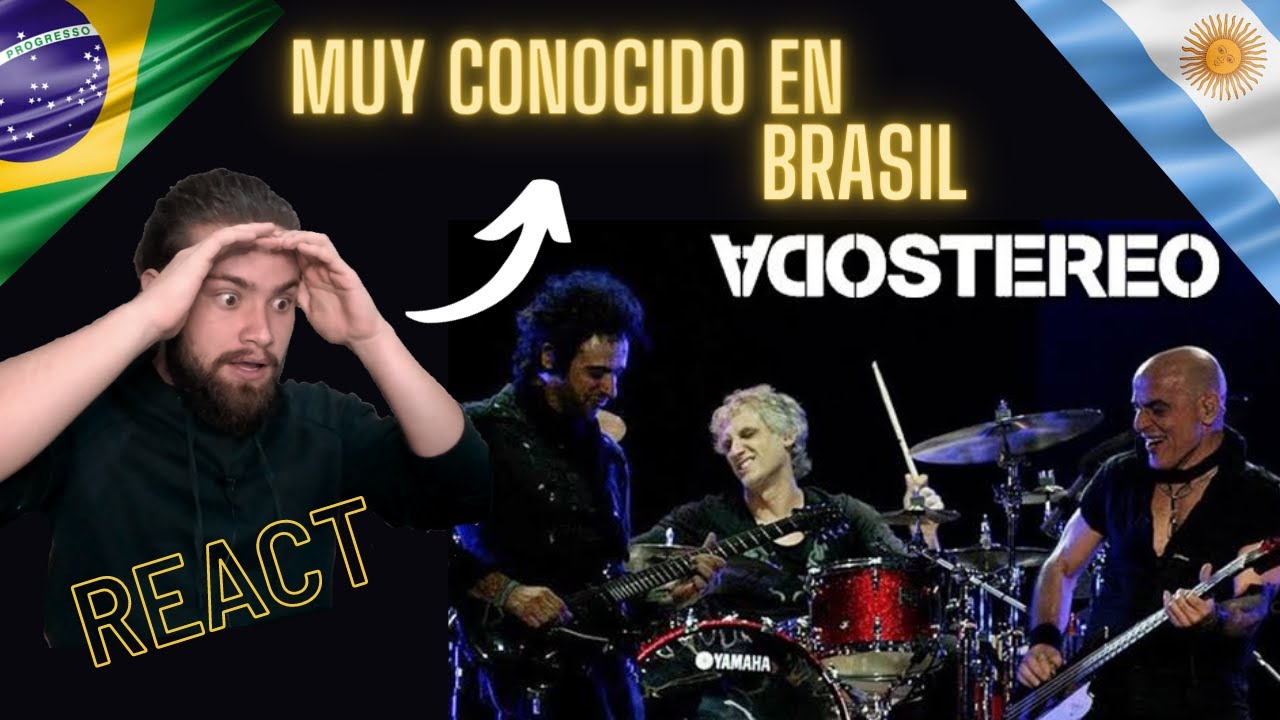 BRASILEÑO REACCIONA a SODA STEREO Por primeira vez | De Musica Ligera |Prófugos Gira Me Verás Volver