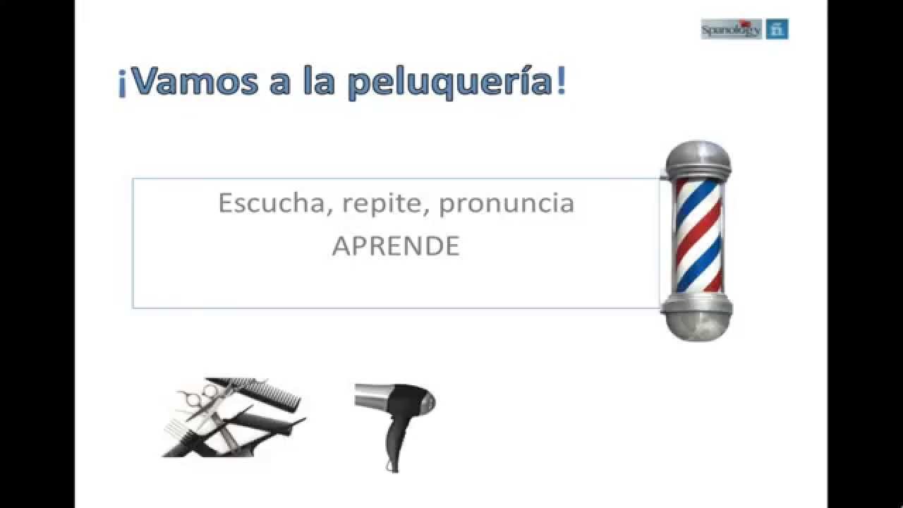 En la peluquería en español