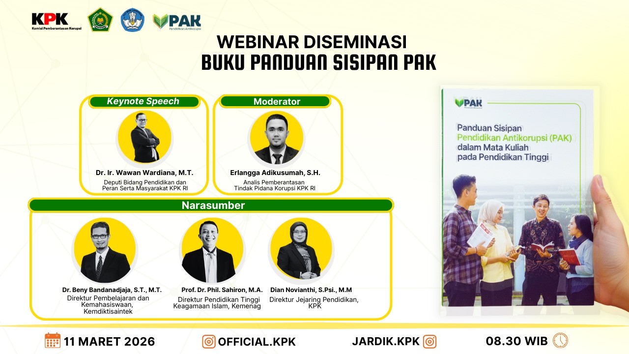 DISEMINASI BUKU: PANDUAN SISIPAN PAK JENJANG PENDIDIKAN TINGGI