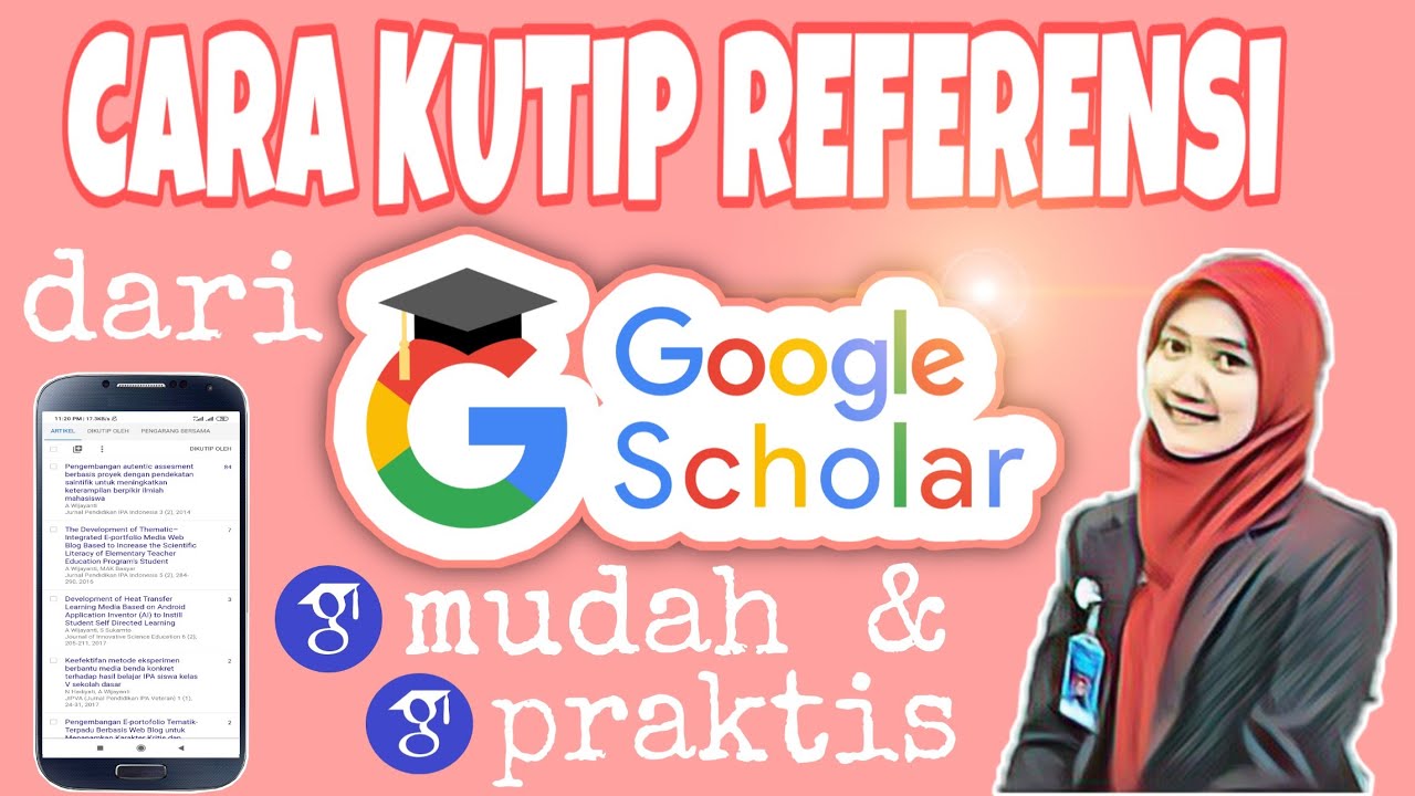 CARA KUTIP REFERENSI DARI GOOGLE SCHOLAR || MUDAH DAN PRAKTIS!