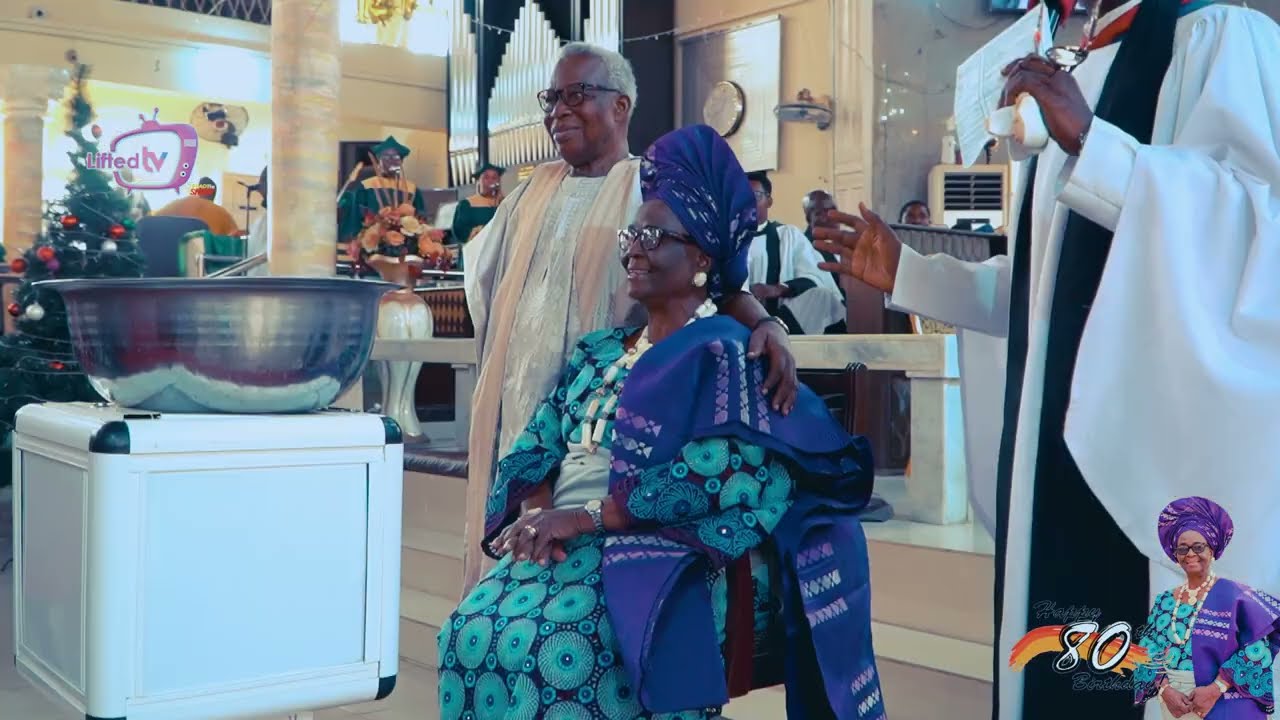 80TH BIRTHDAY OF MRS MODUPE ORIMOLOYE || CHURCH THANKSGIVING