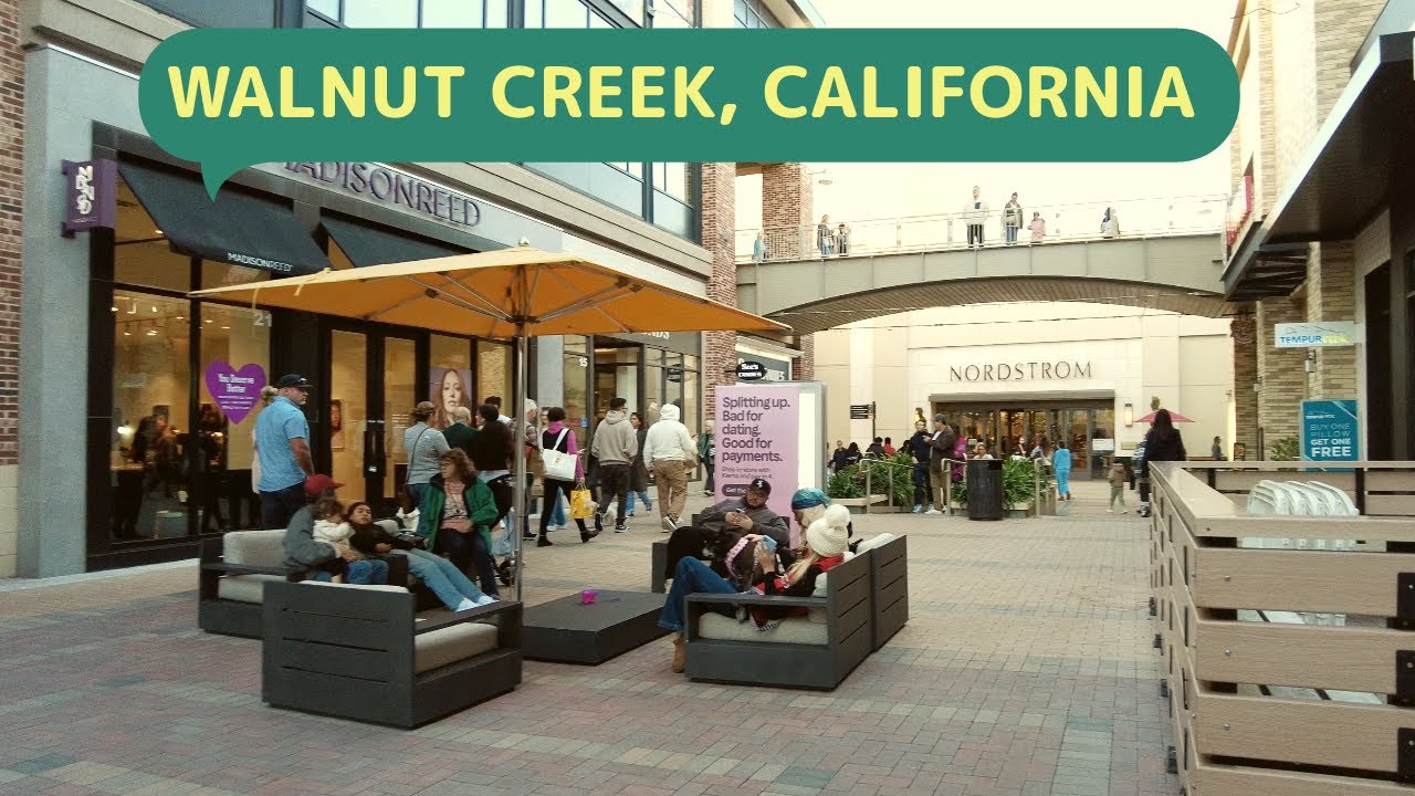 [4K] Walnut Creek, California, USA Walking Tour