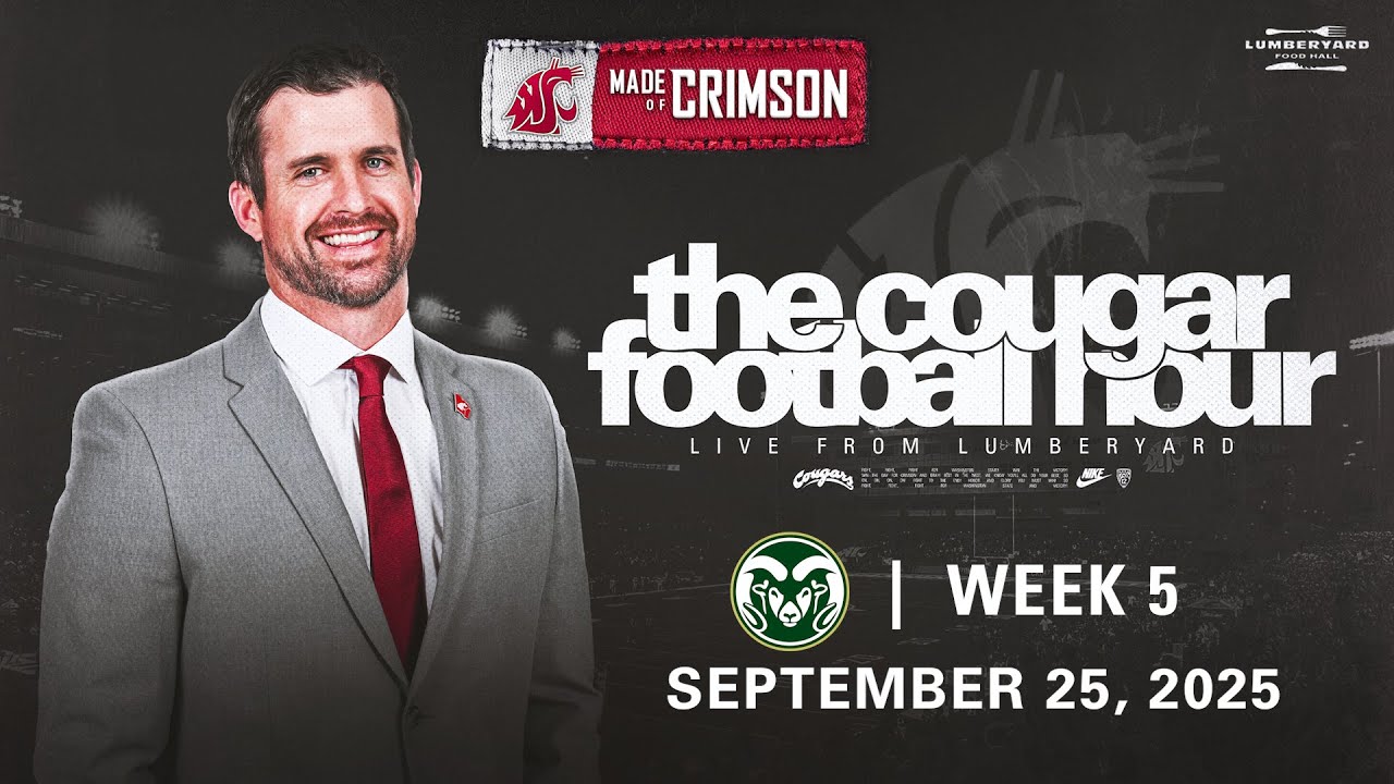 WSU Football: The Cougar Football Hour with Jimmy Rogers | Colorado State Week | 9/25/25