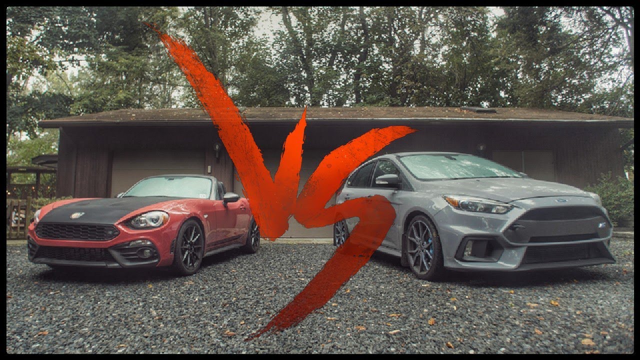 Ford Focus RS против Abarth 124 Spider (модифицированный) | Roll Race