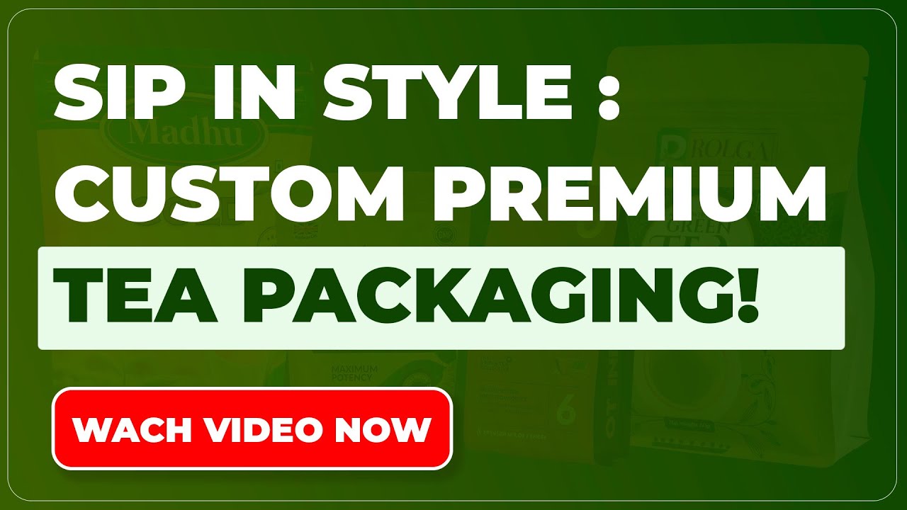 Sip in Style: Custom Premium Tea Packaging! | Swiss Pac