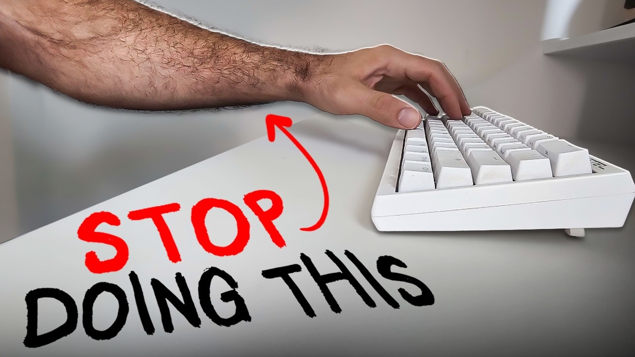 Прекратите расслаблять запястья во время печати (вот почему).