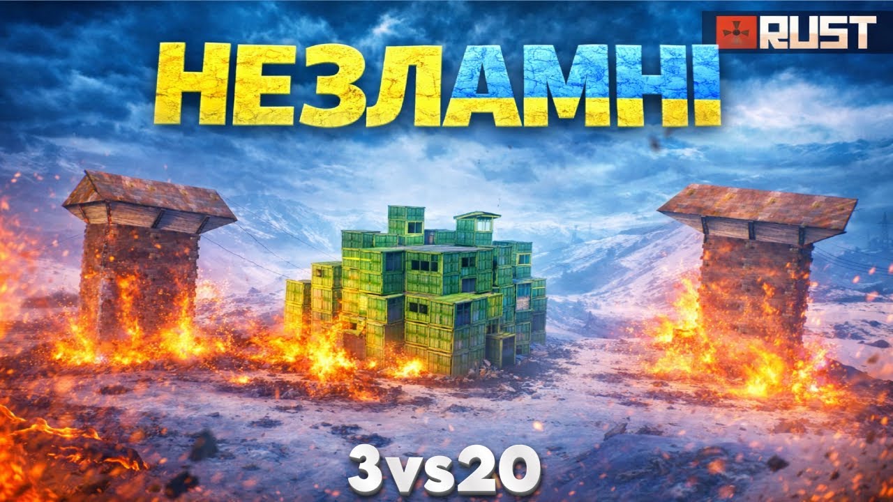 НЕЗЛАМНІ — 3 vs 20 у RUST / РАСТ