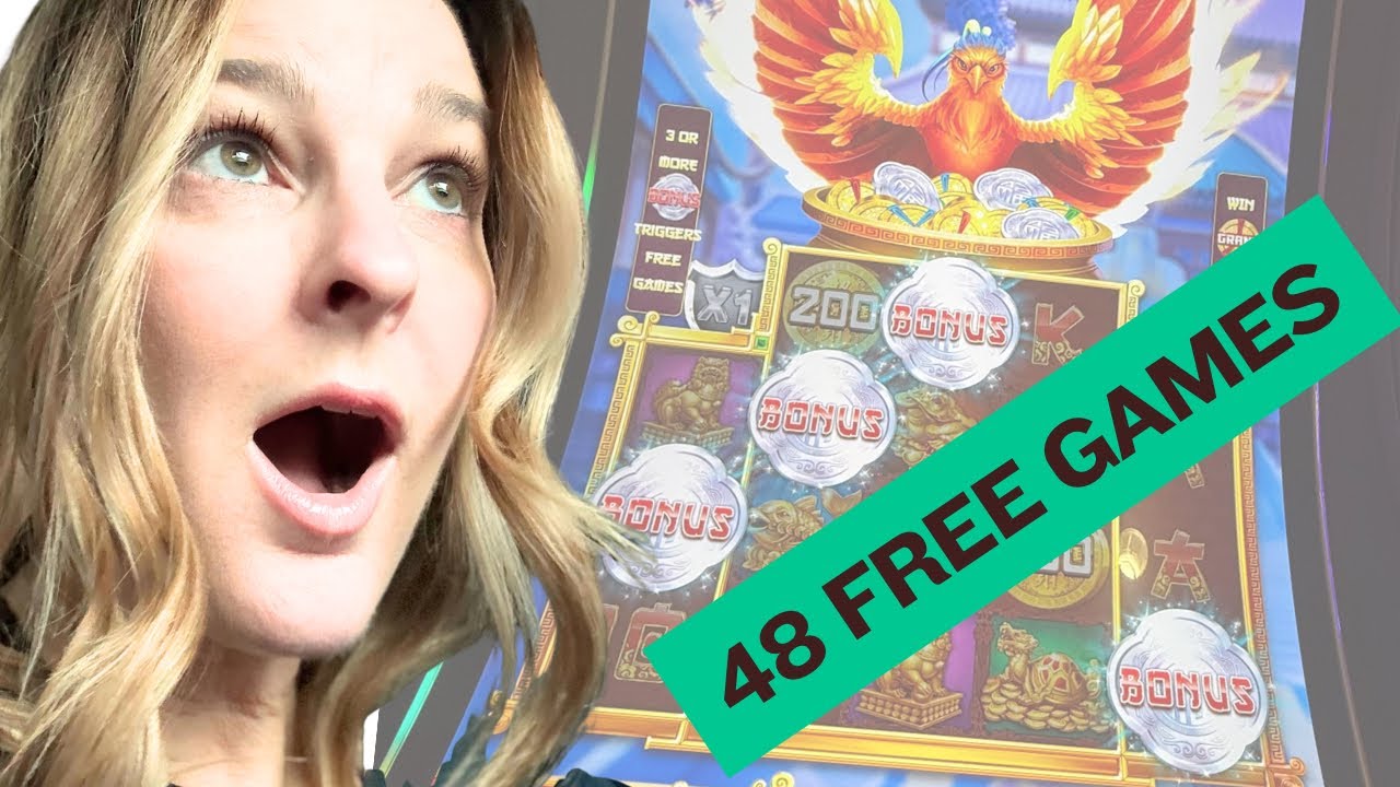 HOLY COW 48 Free games bonus on Golden Phoenix 🎰 # slots #vegas #bonuses