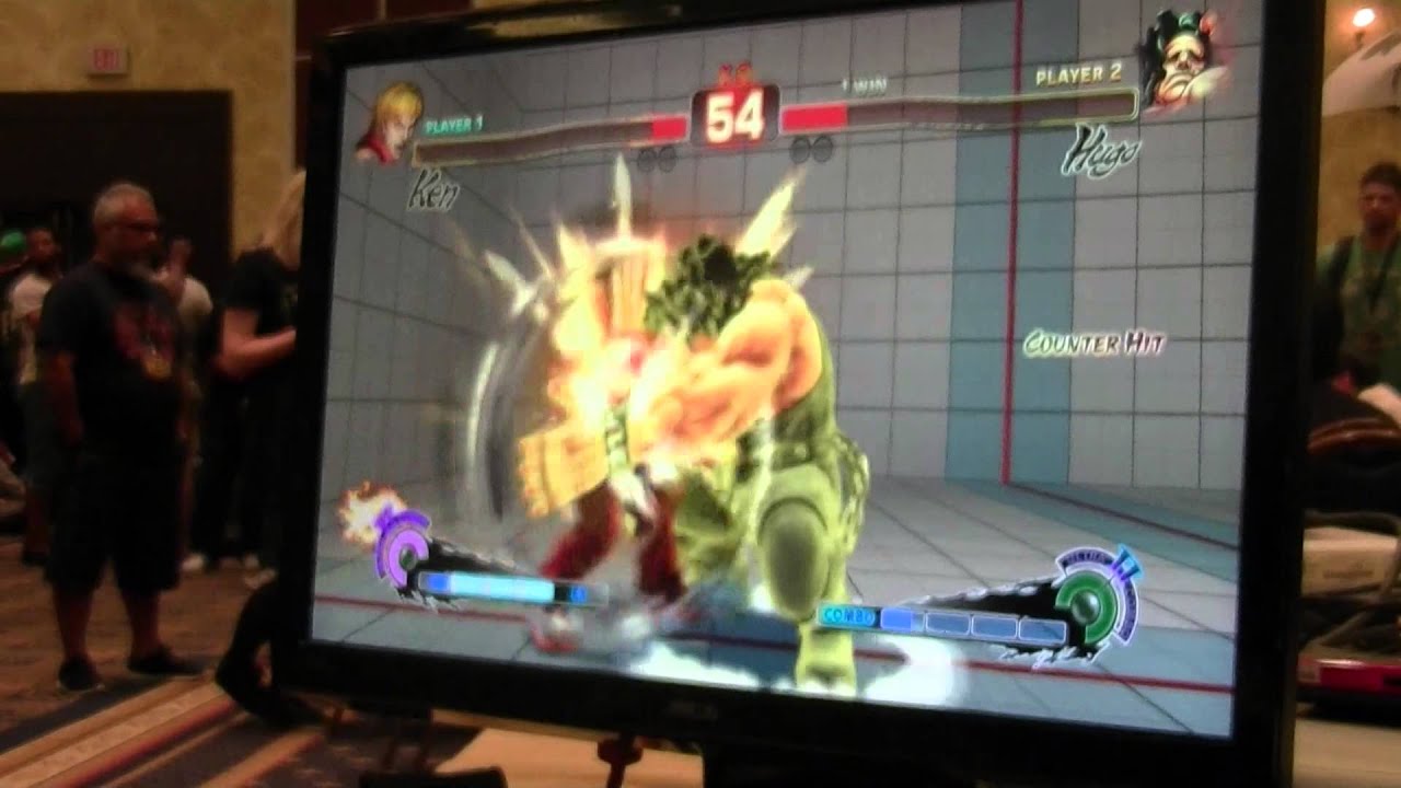 USF4 Top 32 @ CEO2015 - EG Momochi (Ken) vs CORN Alucard (Hugo)