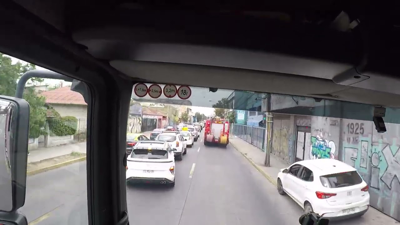 RX-7 CBS en trayecto a 10-3-1 en la comuna de Santiago 