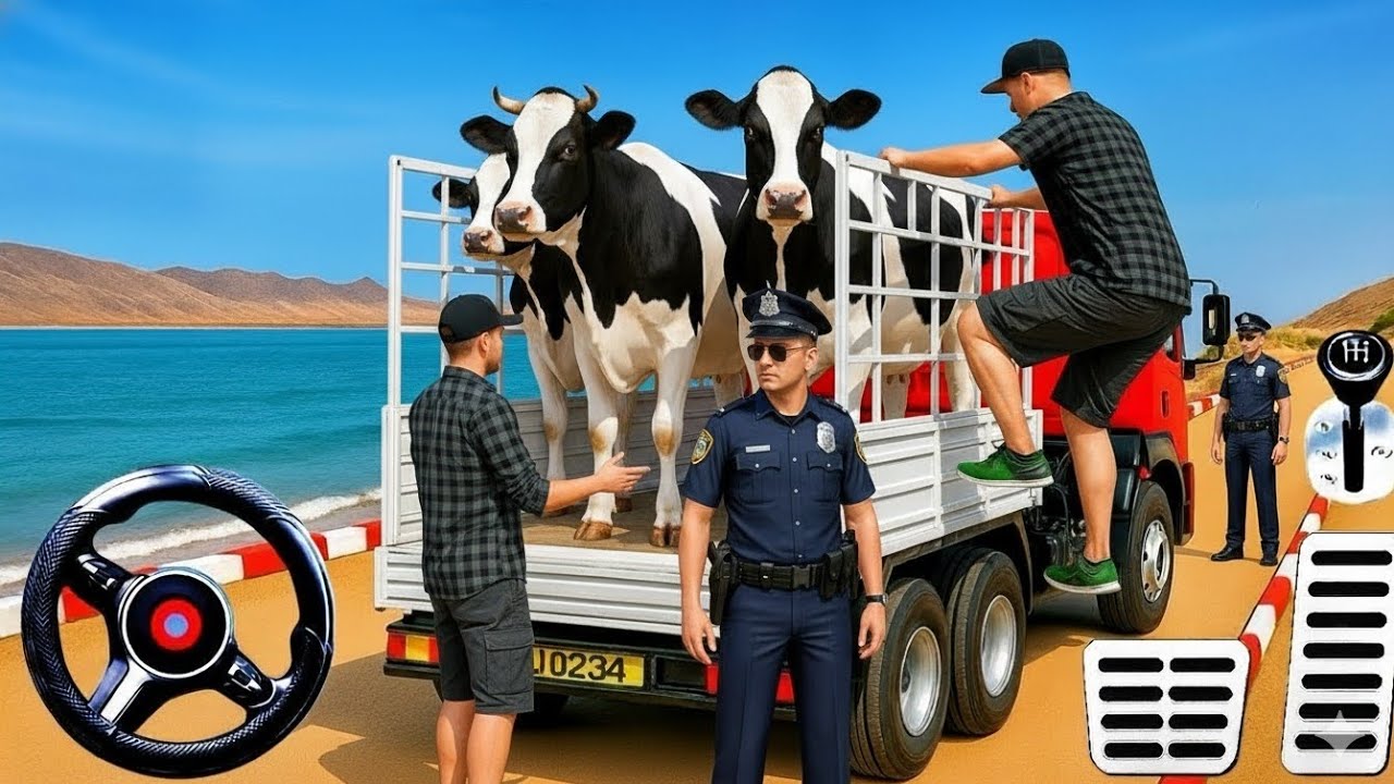 Farm Animal Truck Transport Simulator - Real Zoo Transporter Truck Driving - Android GamePlay