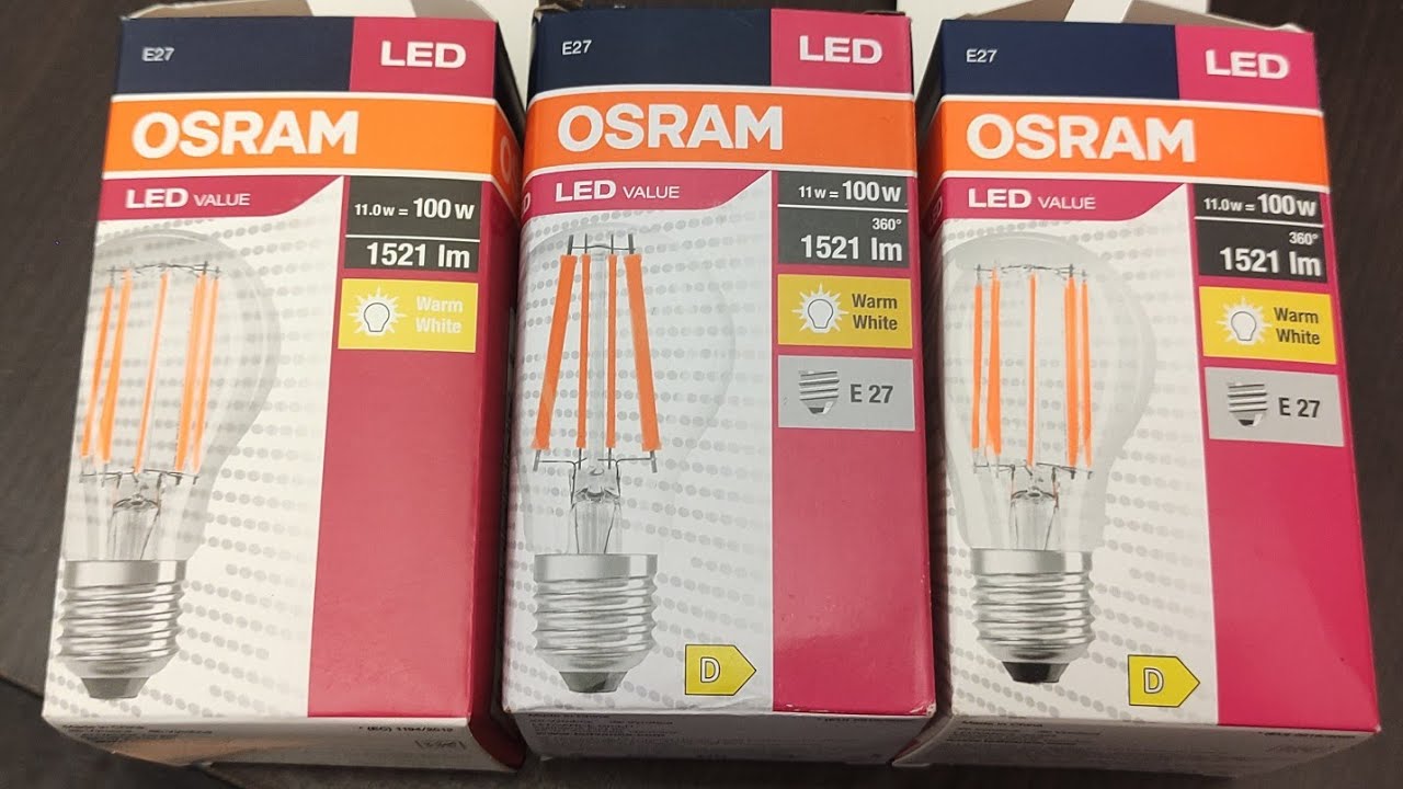 OSRAM LED Bulb 11W Review and Unboxing