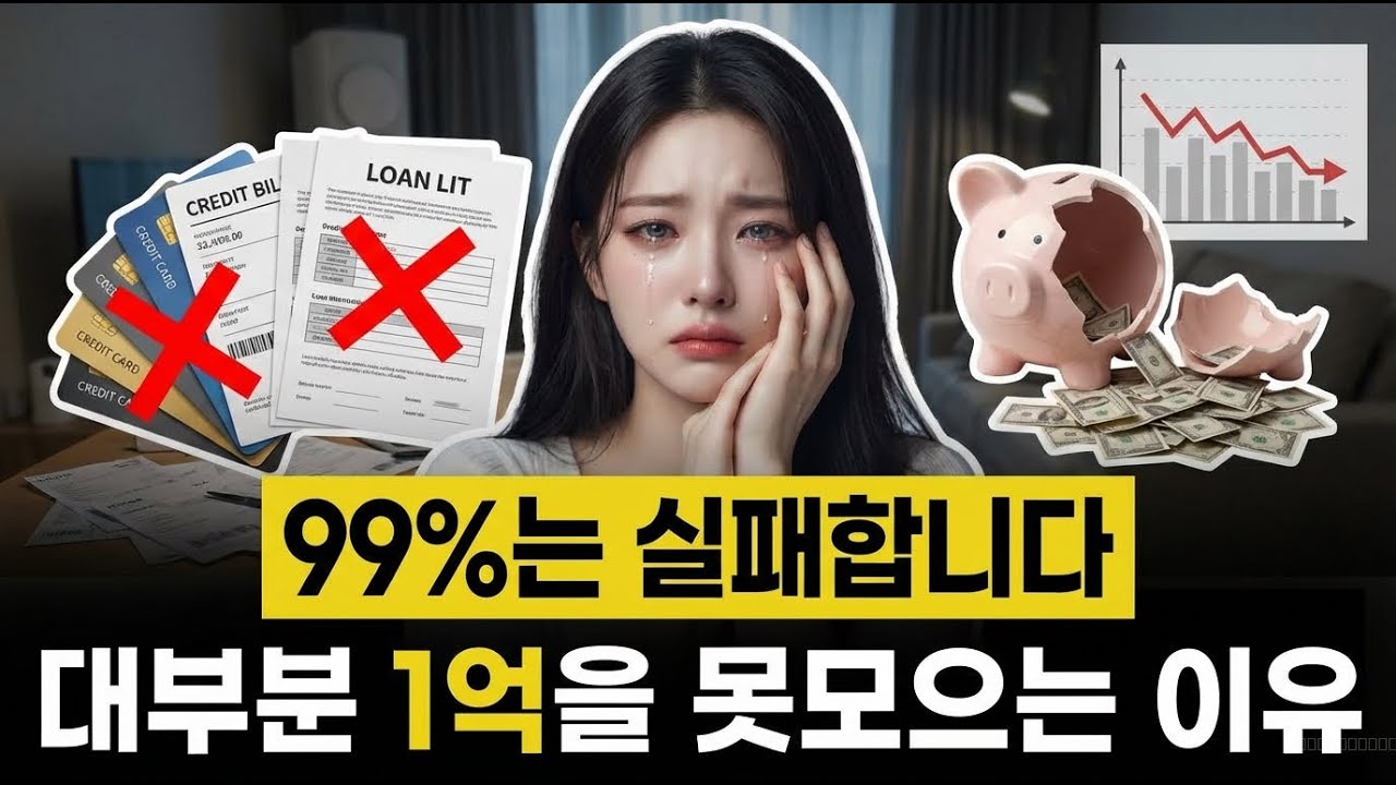 90%사람이 1억원을 모으는데 실패하는 이유 | 경제 애니메이션