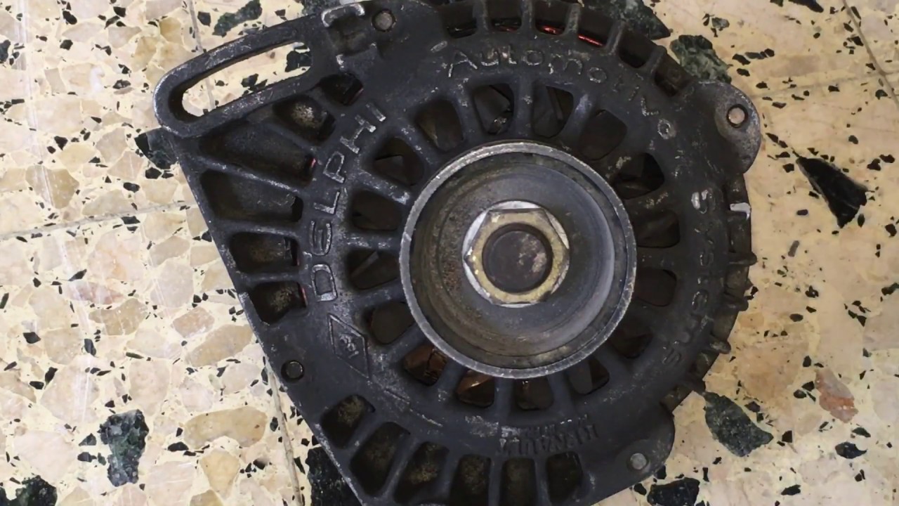 Remplacer les charbons d’un alternateur Delphi Renault ( Bosch Valeo )