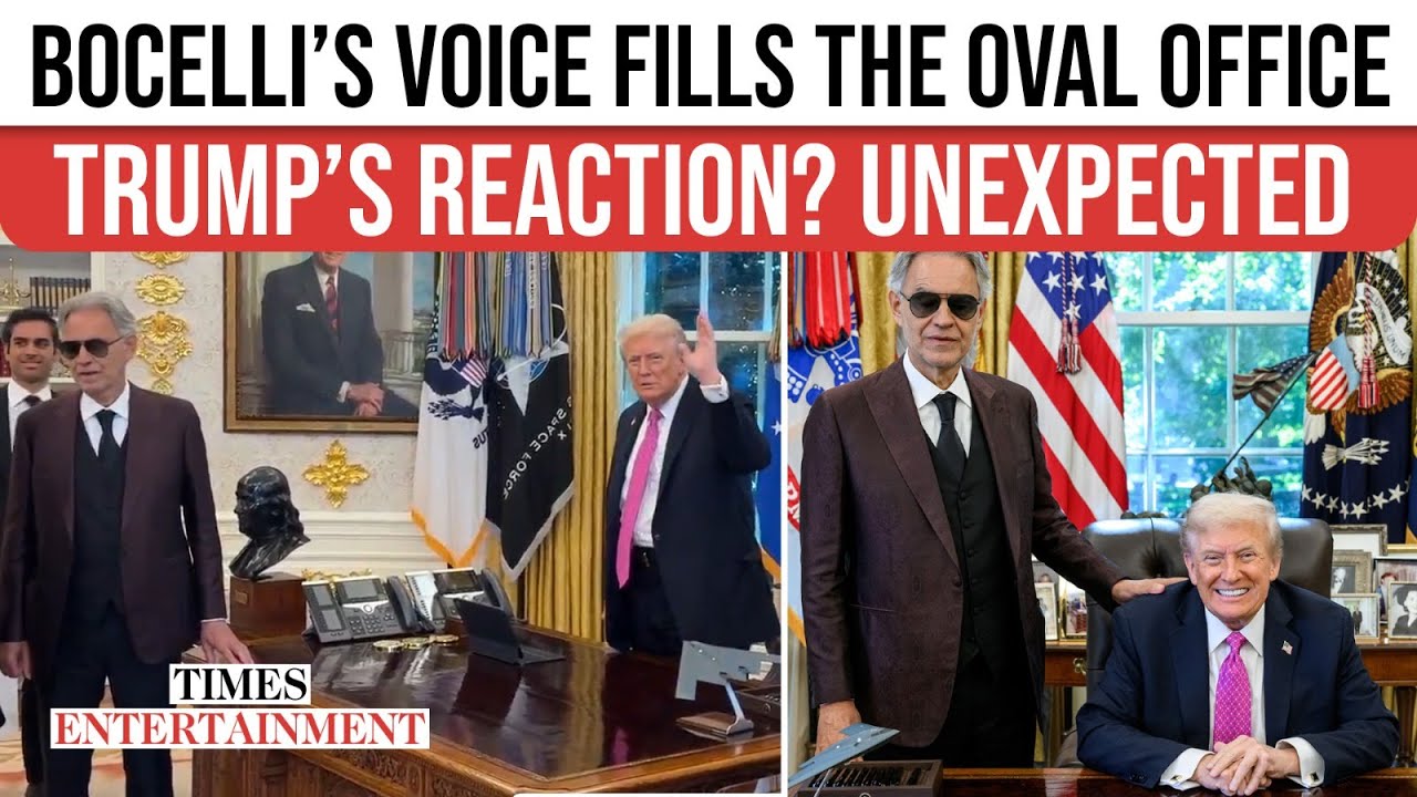 Trump Gets an Oval Office Surprise: Andrea Bocelli’s Emotional Serenade Stuns White House | WATCH