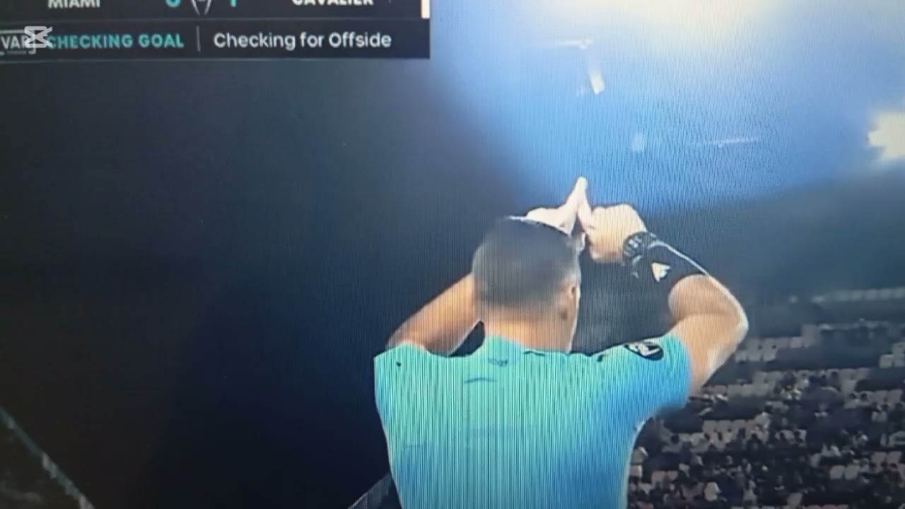 NO...the REF never Tieff Cavalier the OFFSIDE Goal....!!