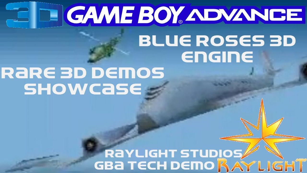 RARE 3D DEMOS SHOWCASE (Blue Roses 3D Engine) (GBA Tech Demo) (RayLight Studios) (GAMEBOY ADVANCE)