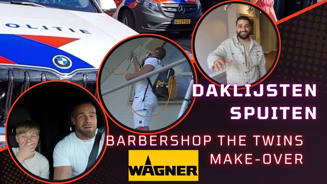 Daklijsten Afspuiten met Wagner SprayPack 16v & Nieuwe Barbershop Make-Over. En dan gebeurt dit 😳