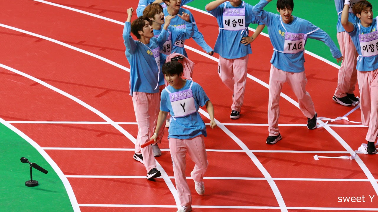 [190812] 아육대 계주 결승 - 골든차일드 Y(성윤) FOCUS