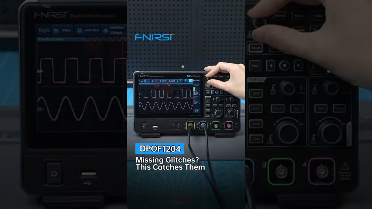 FNIRSI DPOF1204 | Digital Oscilloscope for Glitch Detection &ndash; Capture Every Signal!