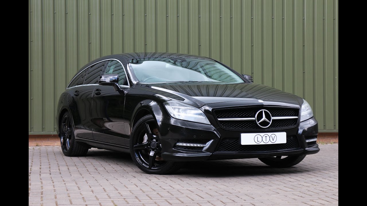 2013/63 Mercedes Benz CLS350 CDI V6 AMG Sport Shooting Brake G-Tronic+ - Alpaca grey hide & sunroof