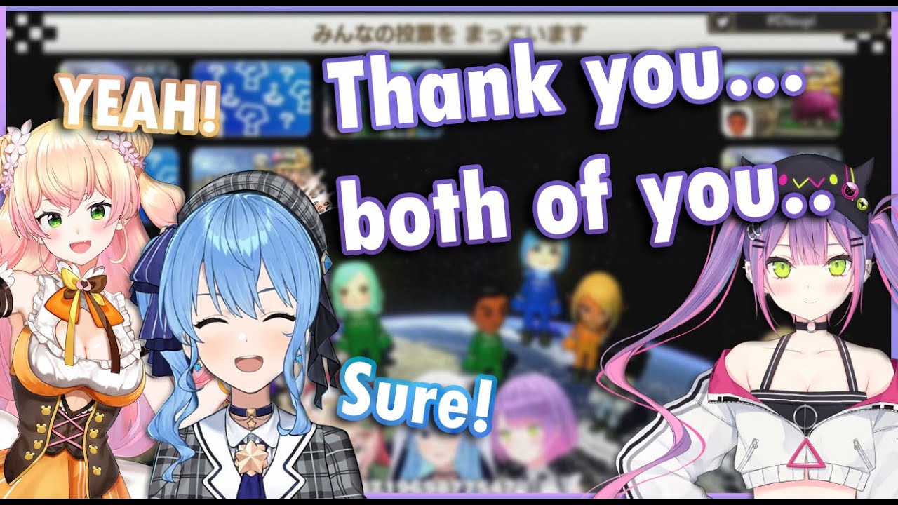 Suisei and Nene encourages Towa who was low on spirit after seeing mean comments【Hololive | Eng Sub】