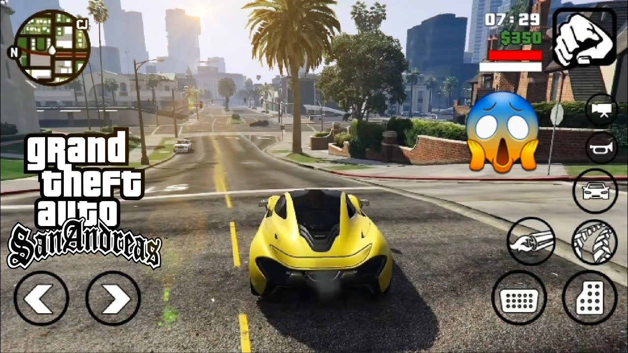 GTA San Andreas Graphics Modpack | Ultra Remastered For Android 😱 #gta #gtasa #trending #viralvideo