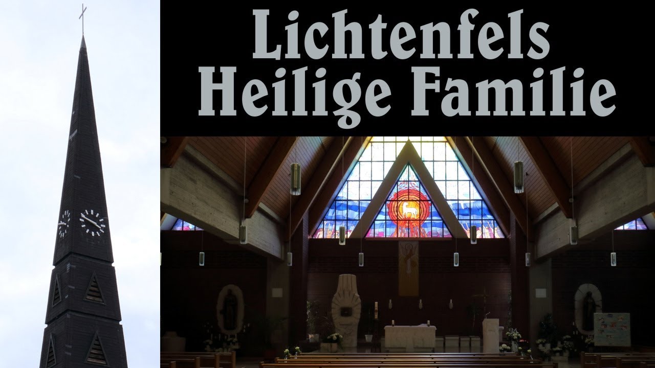 LICHTENFELS (LIF), Pfarrkirche Heilige Familie - Vollgeläut