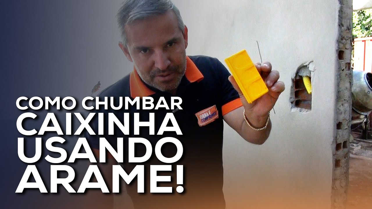 Como CHUMBAR caixinha USANDO ARAME!