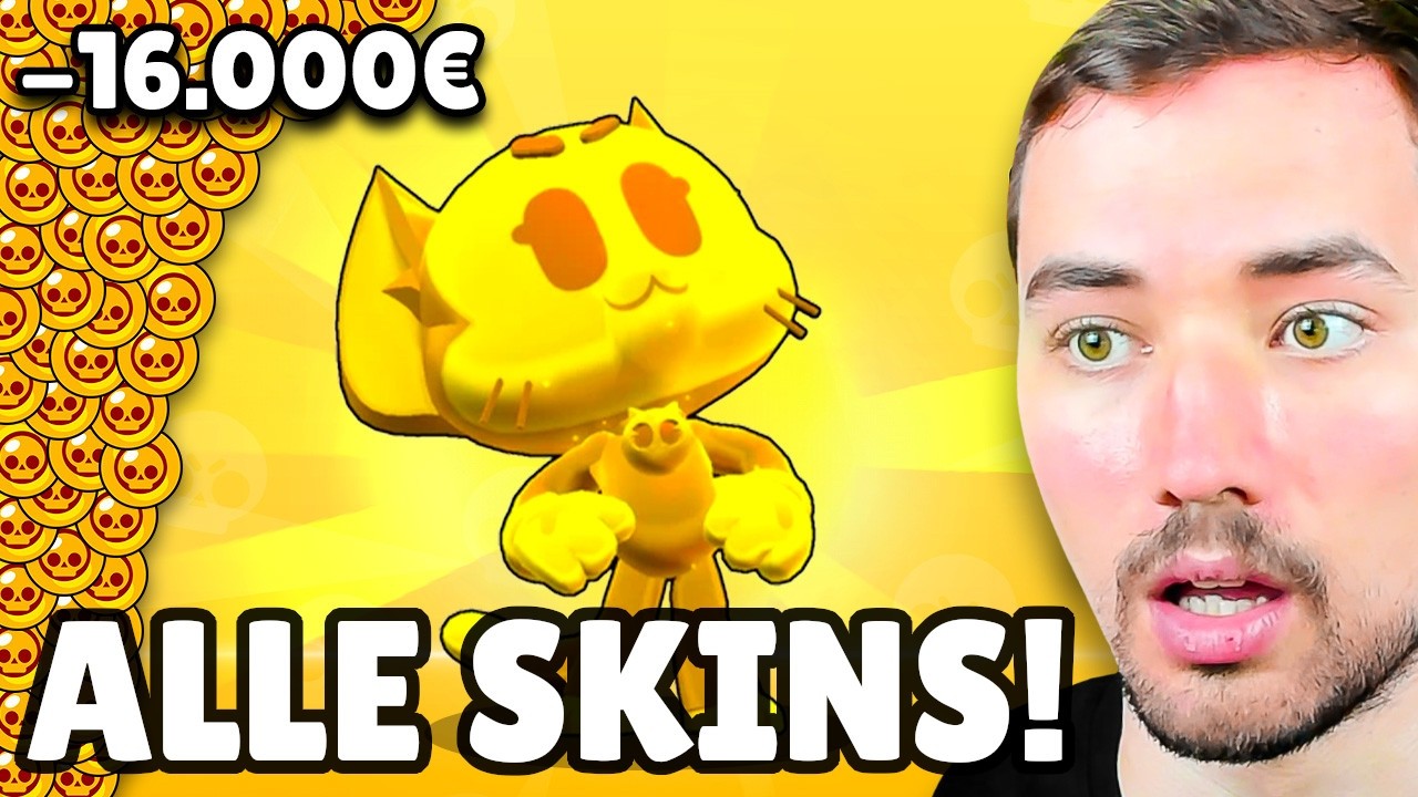 Ich will ALLE GOLD SKINS in Brawl Stars! 🤑