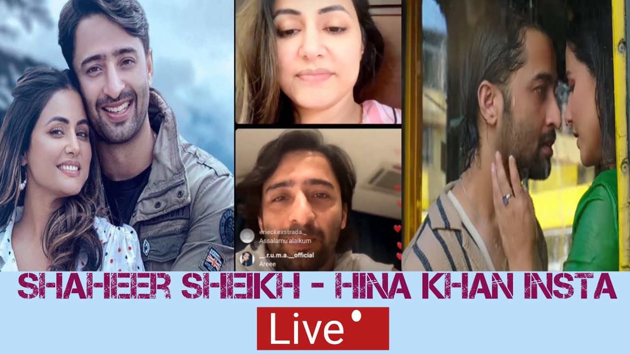 Shaheer Sheikh & Hina Khan Insta Live Video... #instalive #shaheersheikh #hinakhan
