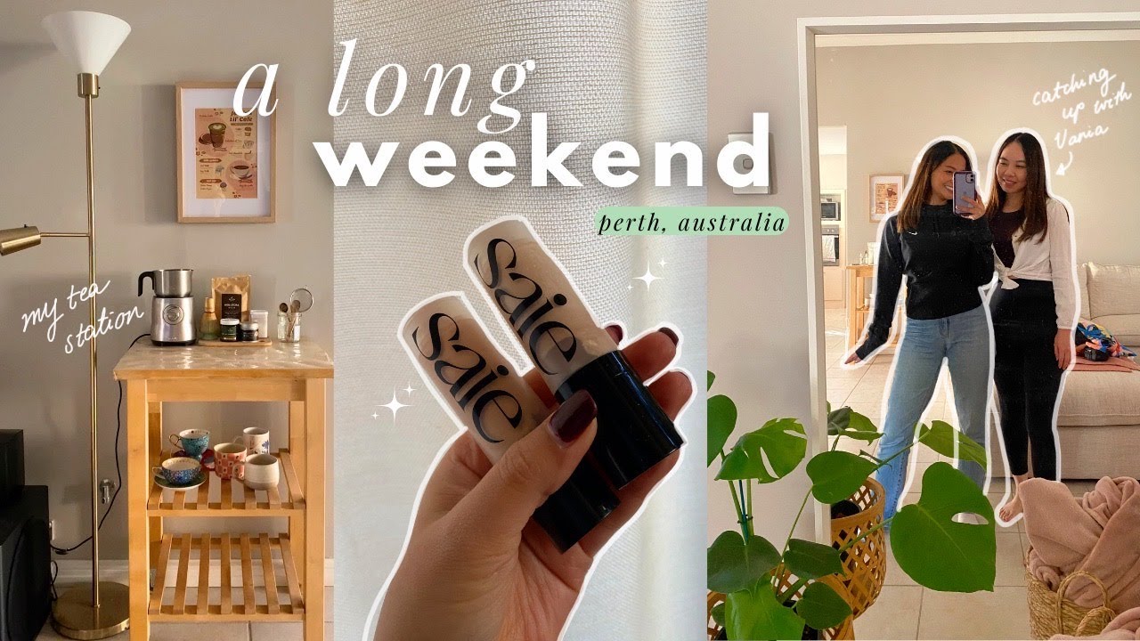 Making Hojicha and Matcha Lattes | A Cozy Long Weekend Vlog