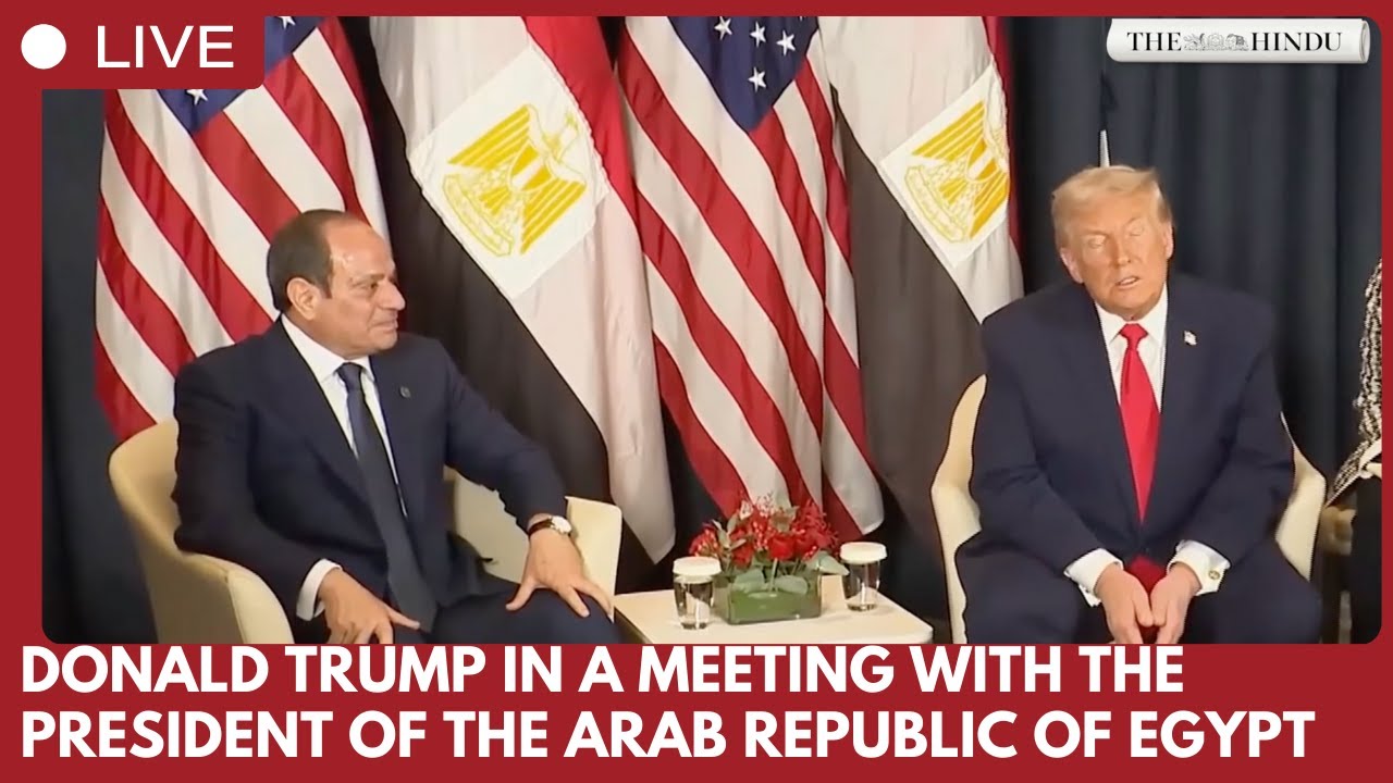Trump discusses Nile dam dispute and Middle East peace with Egypt President Abdel Fattah el-Sisi