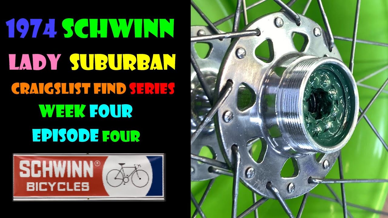 Episode #4️⃣ 1974 Schwinn 🚺Lady Suburban Restoration Series